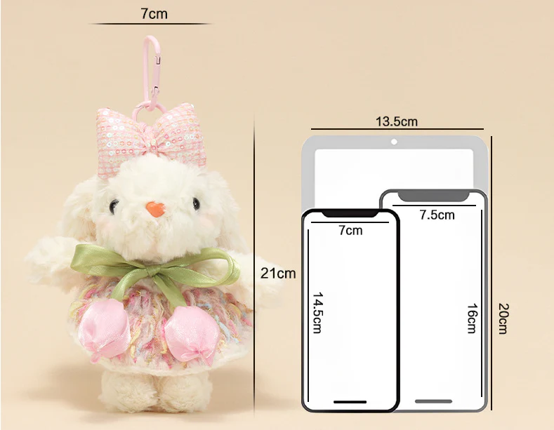 Custom Bunny Keychain - Image 2