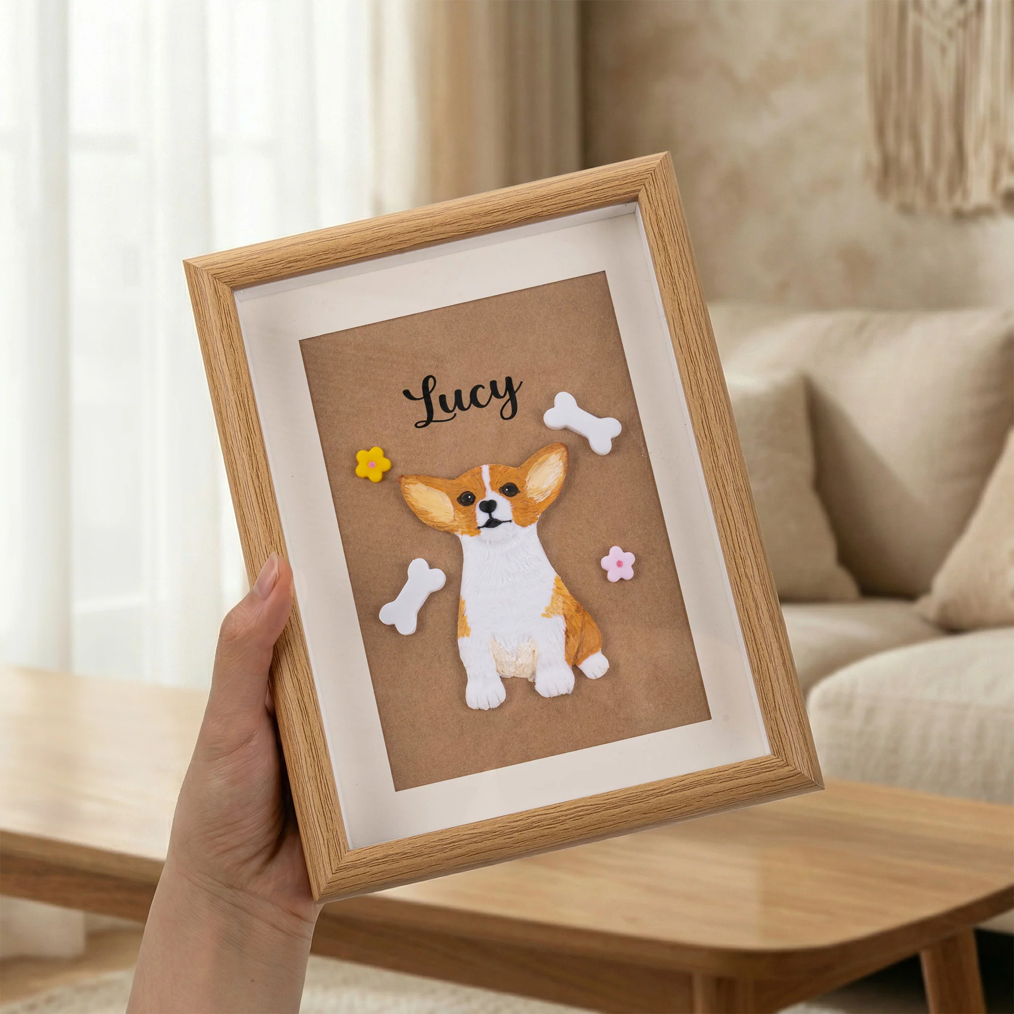 Custom Clay Portrait Photo Frame - Image 5