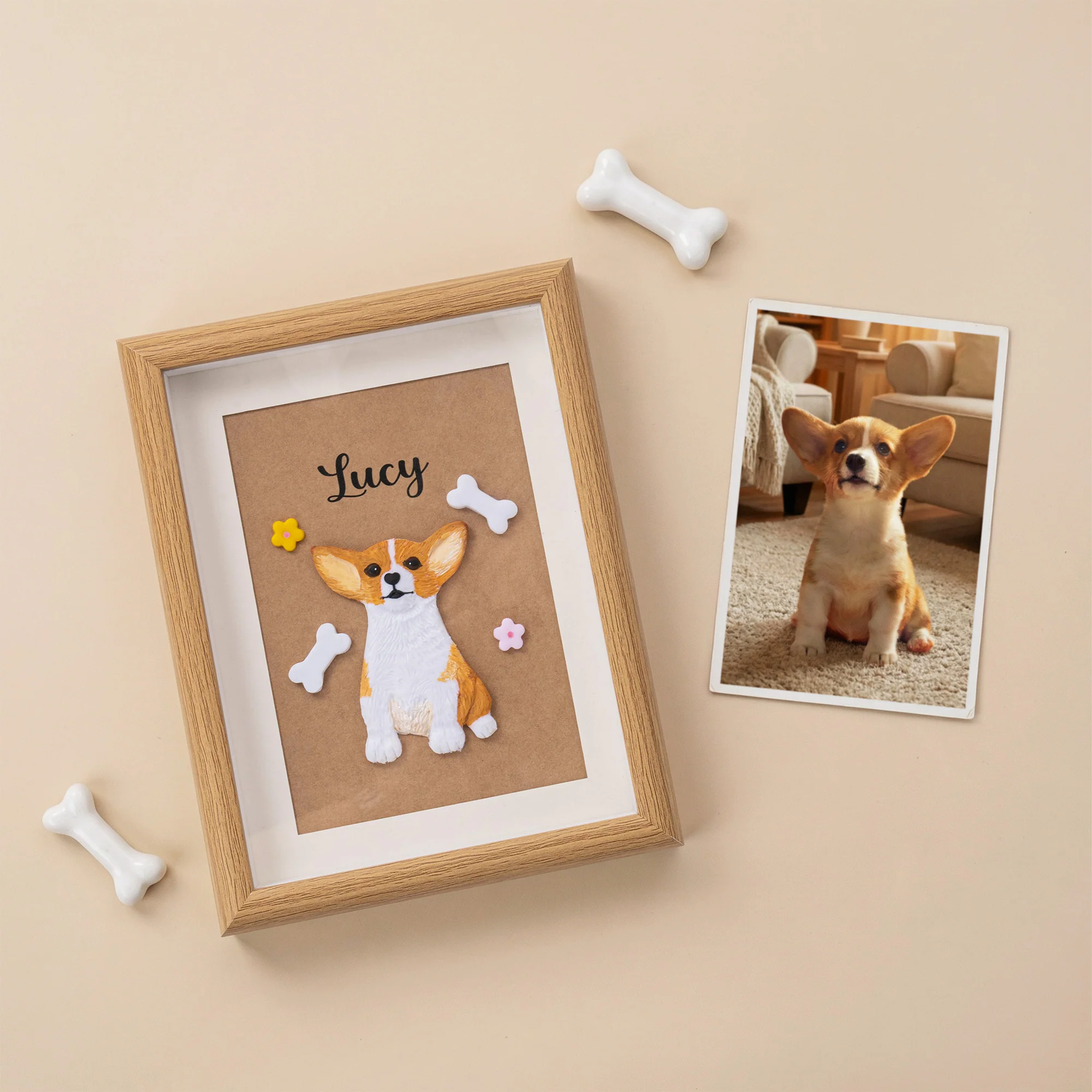 Custom Clay Portrait Photo Frame - Image 7