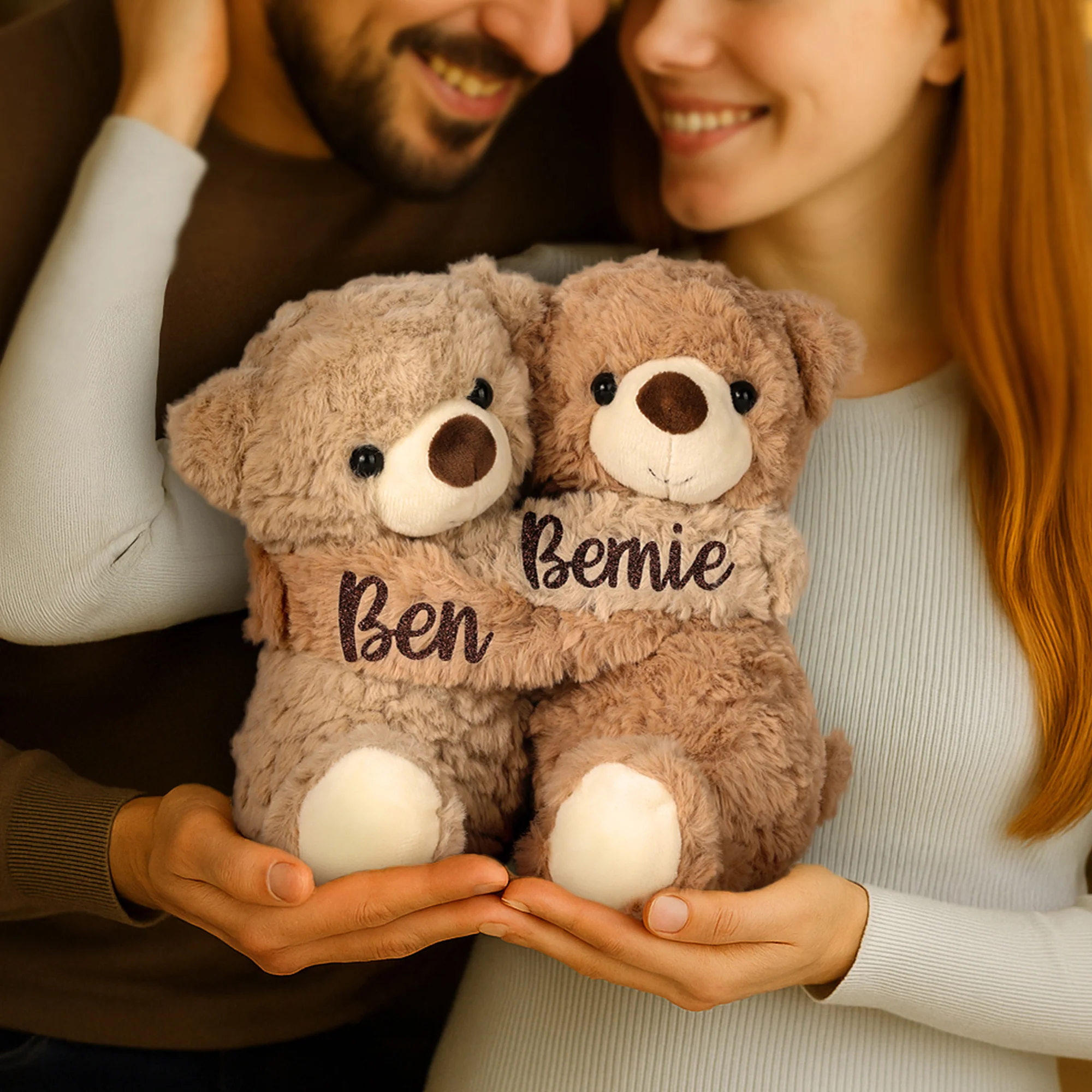 Custom Hugging Bear/Puppy Plushies with Name