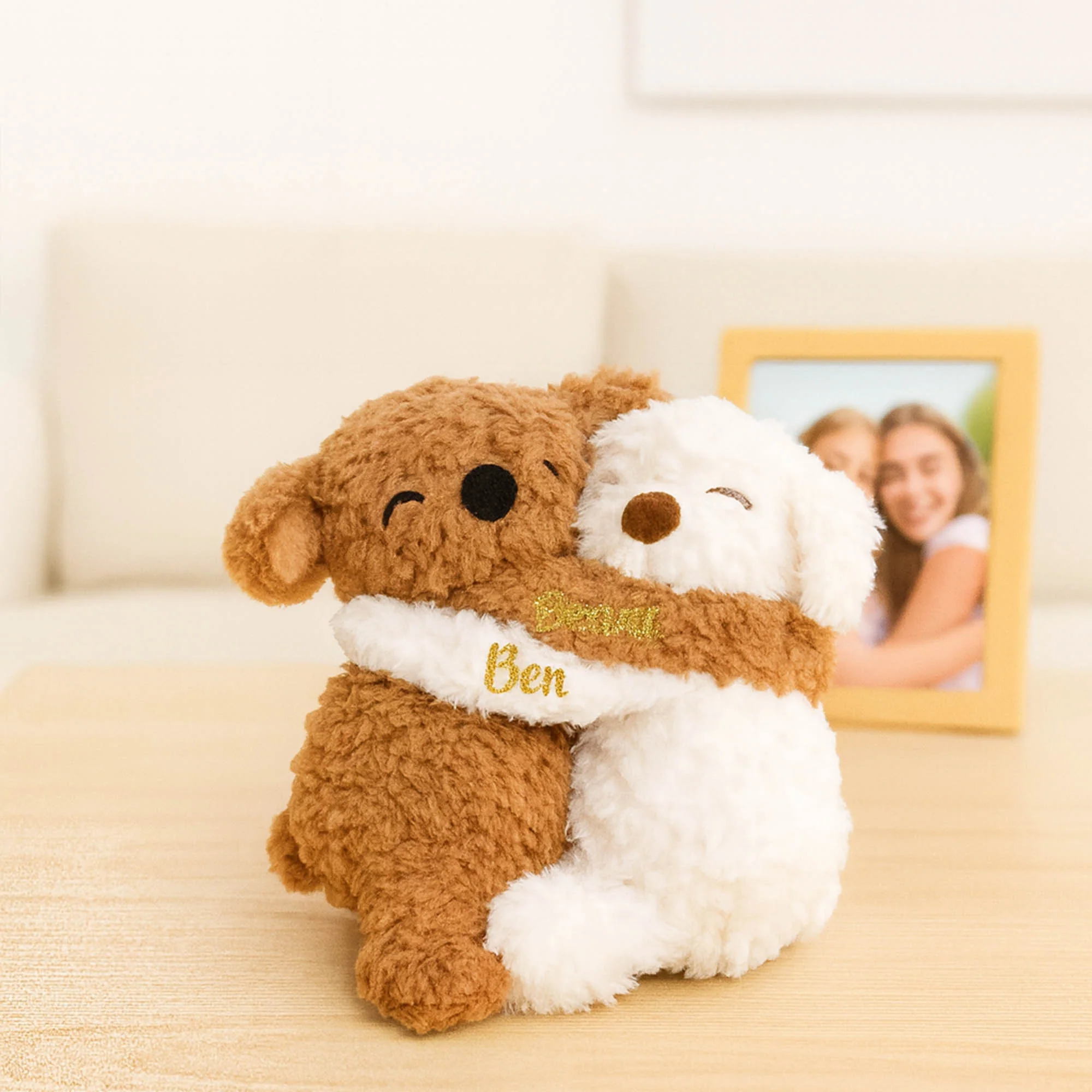 Custom Hugging Bear/Puppy Plushies with Name - Image 4