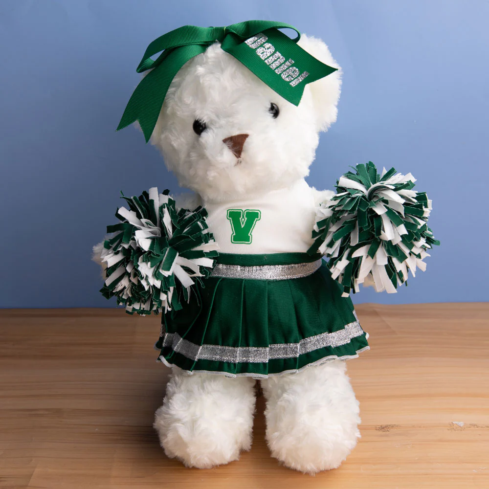 Custom School Cheerleader Stuffed Bear - Image 6