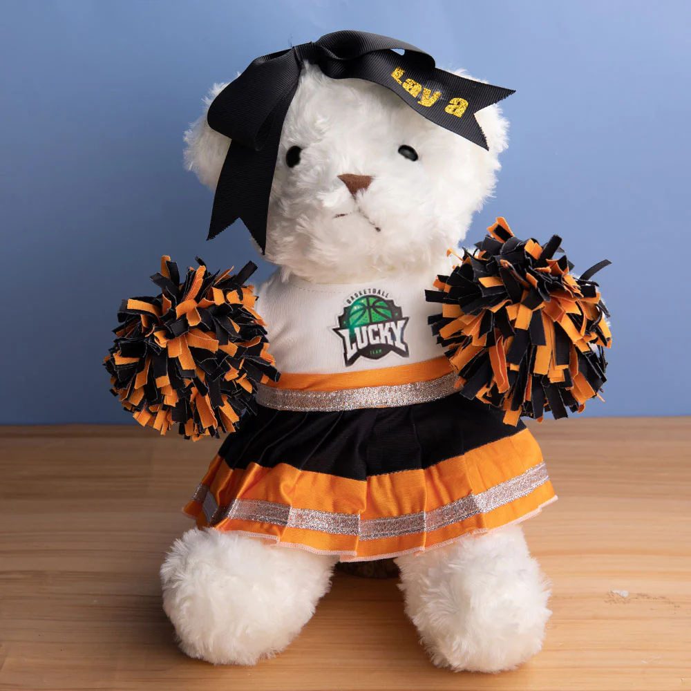 Custom School Cheerleader Stuffed Bear - Image 7