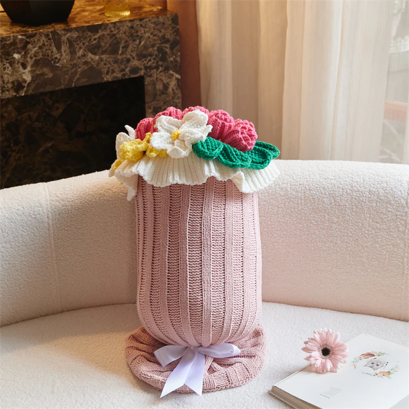Meiya Flower Bouquet Throw Pillow - Image 5