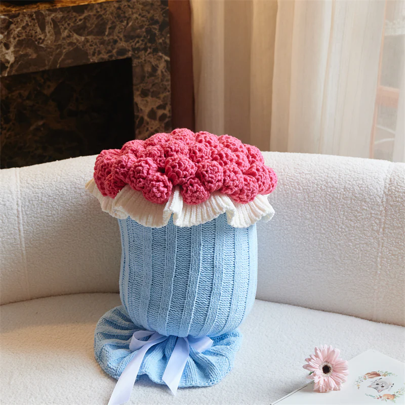 Rose Bouquet Throw Pillow - Image 9