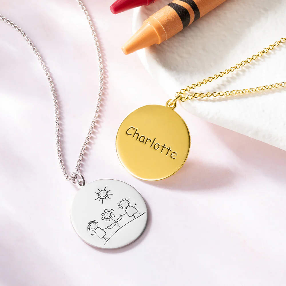 Turn Drawings into Disc Necklace - Image 3