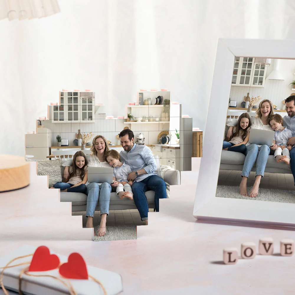 Turn Photos into Heart Shaped Brick Puzzles - Image 3